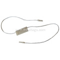 Plastic jewelry tags with elastic string